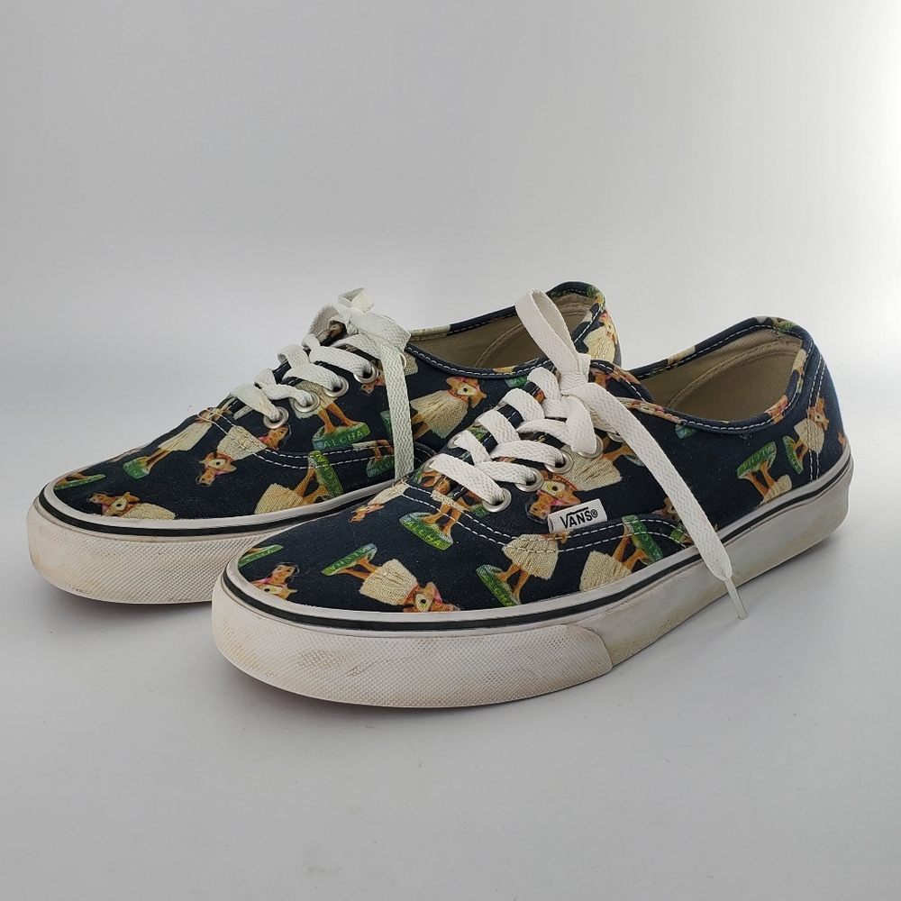 Vans Blue Hula Girl M 7.5/W 9 Shoes